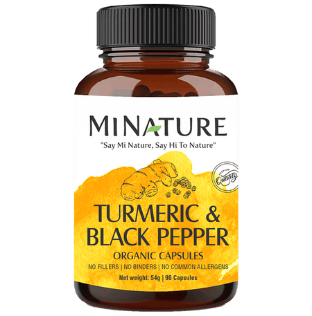 Minature Turmeric & Black Pepper Organic Capsules