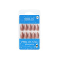 shills professional reusable press on nails almond spn610