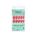 shills professional reusable press on nails oval spn507
