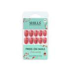 shills professional reusable press on nails oval spn507
