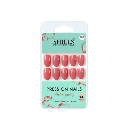 Shills Professional Reusable Press On Nails Oval - SPN507
