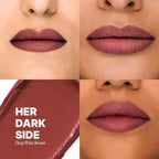 IRIS COSMETICS Matte Made Her Do It Liquid Lipstick - Deep Wine Brown