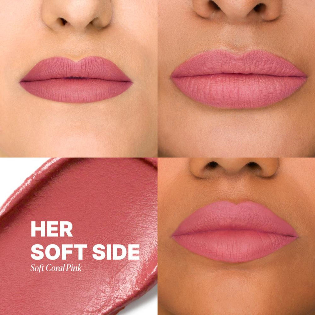 IRIS COSMETICS Matte Made Her Do It Liquid Lipstick - Soft Coral Pink