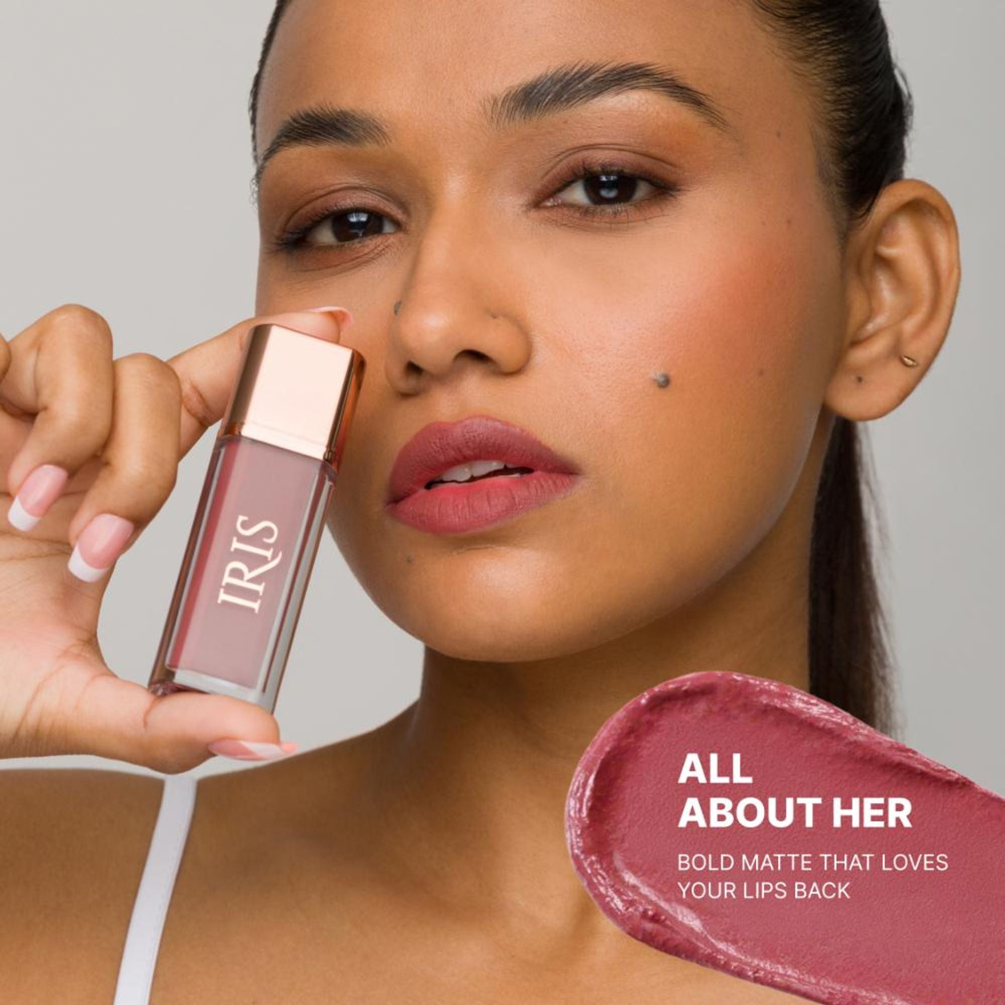 IRIS COSMETICS Matte Made Her Do It Liquid Lipstick - Mauve Pink