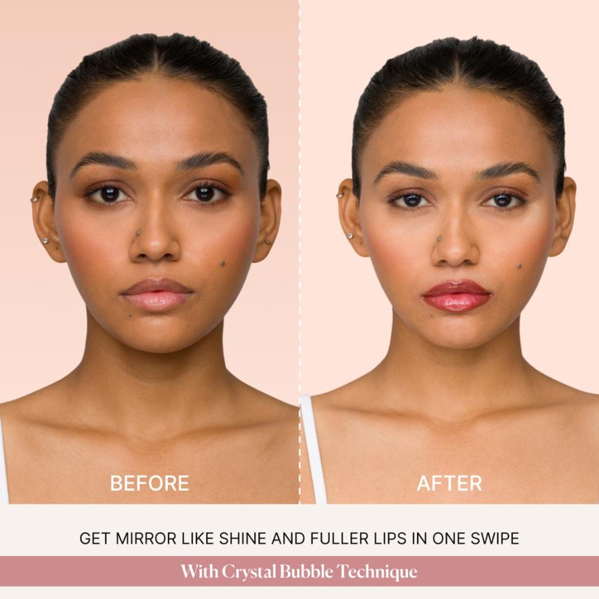 IRIS COSMETICS Talk Glossy To Me! Shimmer Lip Gloss - Deep Plum With Subtle Blue