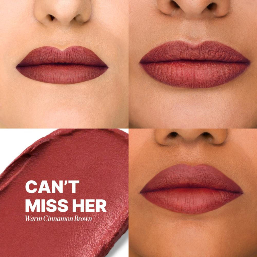 IRIS COSMETICS Matte Made Her Do It Liquid Lipstick - Warm Cinnamon Brown