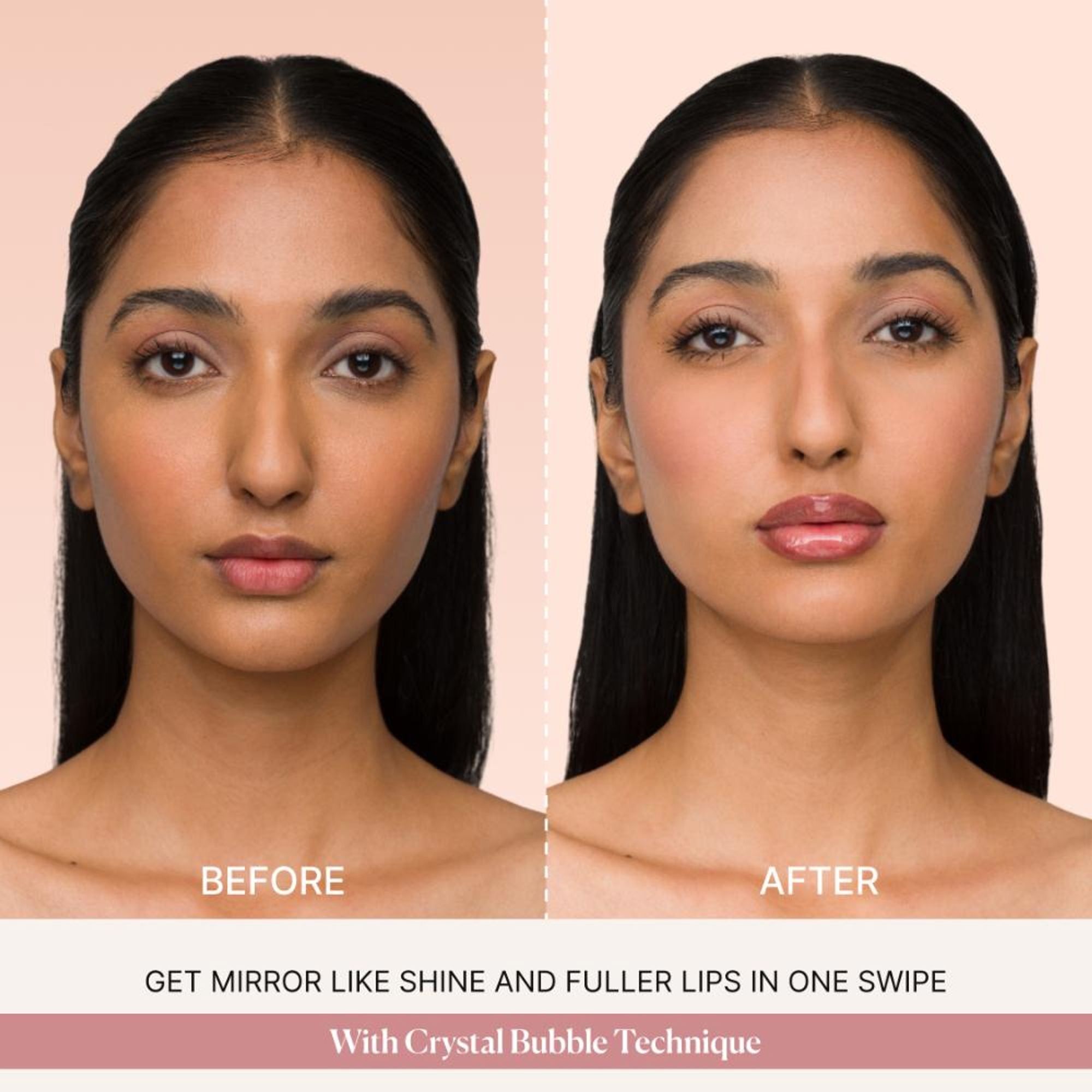 IRIS COSMETICS Talk Glossy To Me! Shimmer Lip Gloss - Light Pink With Iridescent Shimmer
