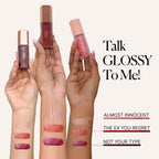 IRIS COSMETICS Talk Glossy To Me! Shimmer Lip Gloss - Light Pink With Iridescent Shimmer