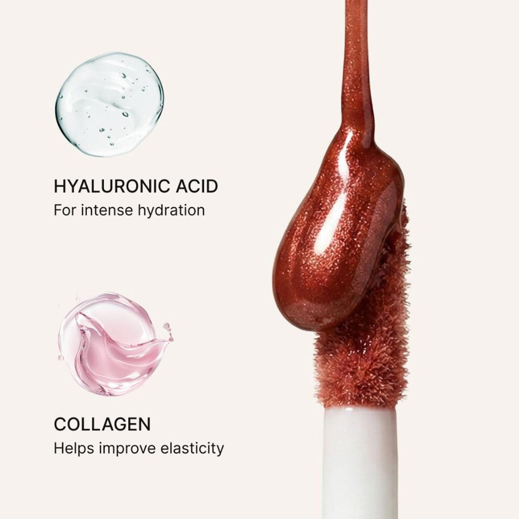 IRIS COSMETICS Talk Glossy To Me! Shimmer Lip Gloss - Light Pink With Iridescent Shimmer