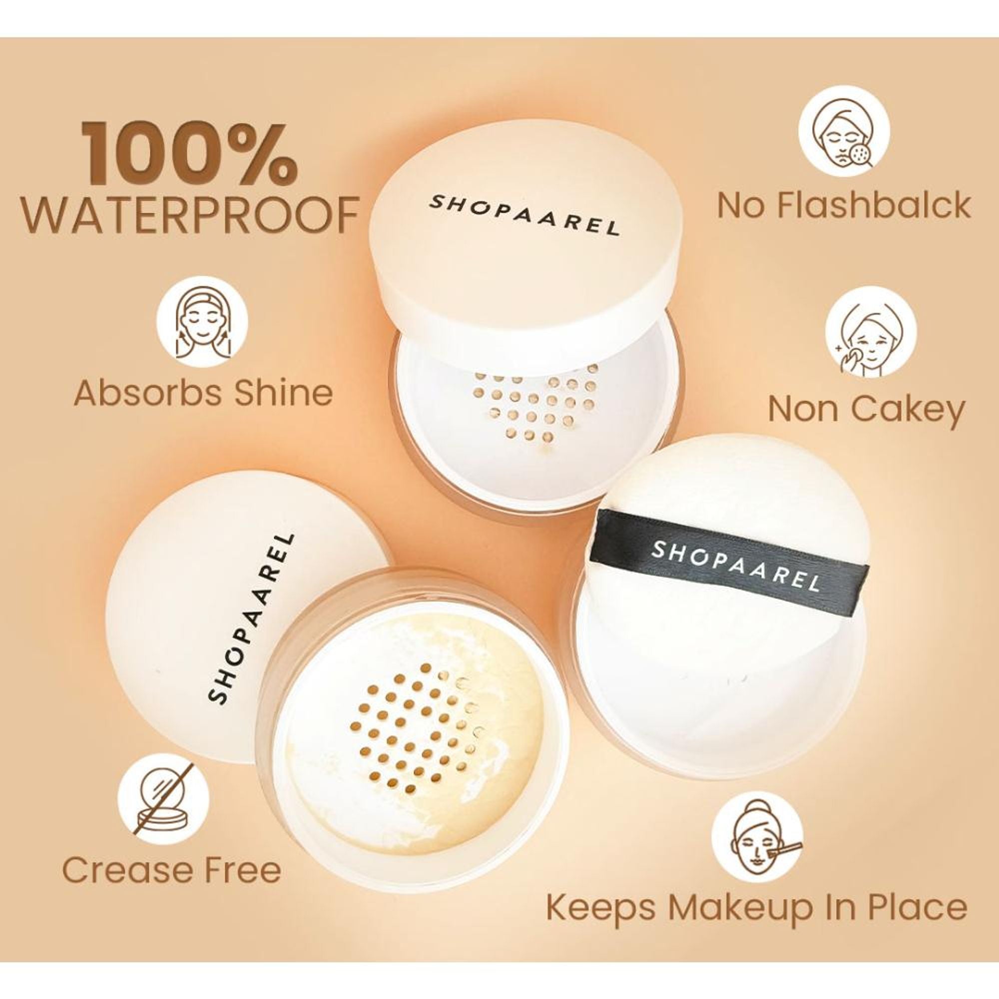 Shopaarel Flawless Fixing Powder - Beige-02