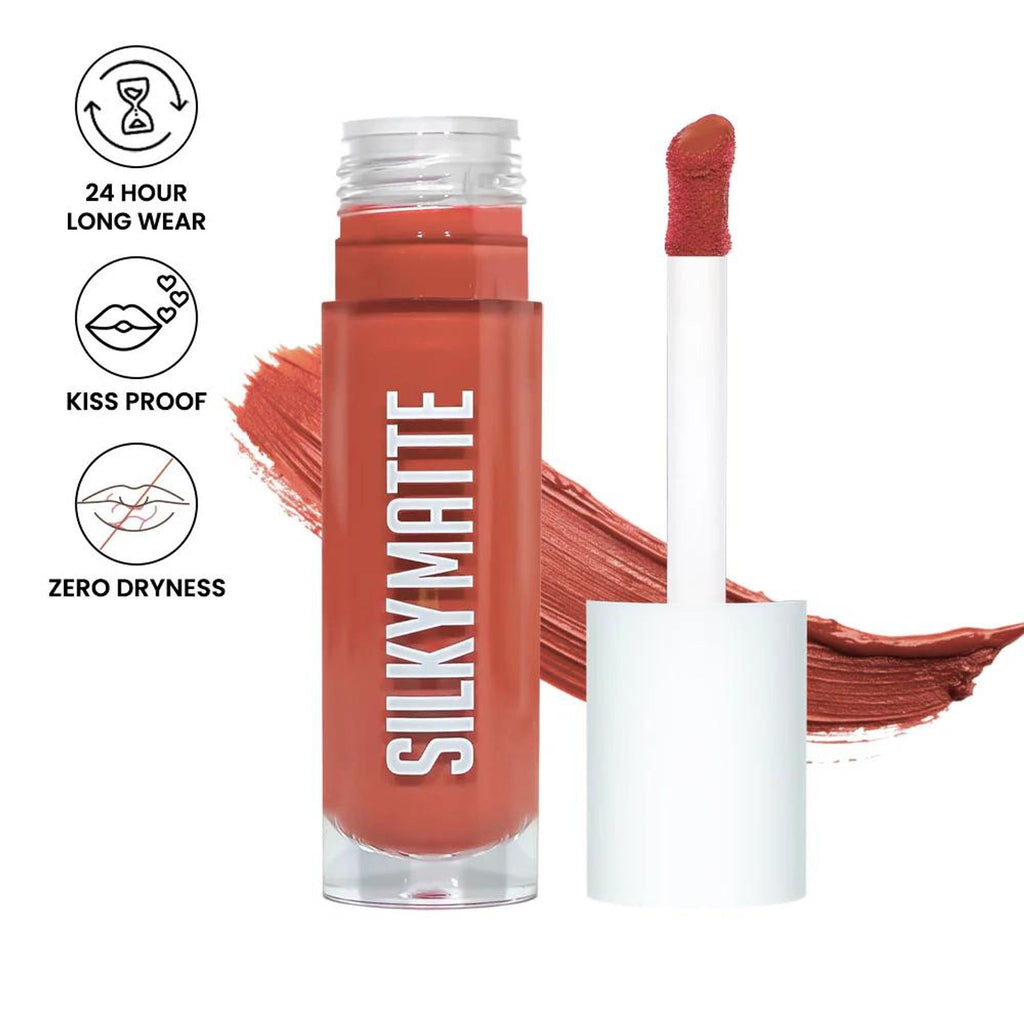 Shopaarel Silky Matte Gloss Liquid Lipstick - Touch-06