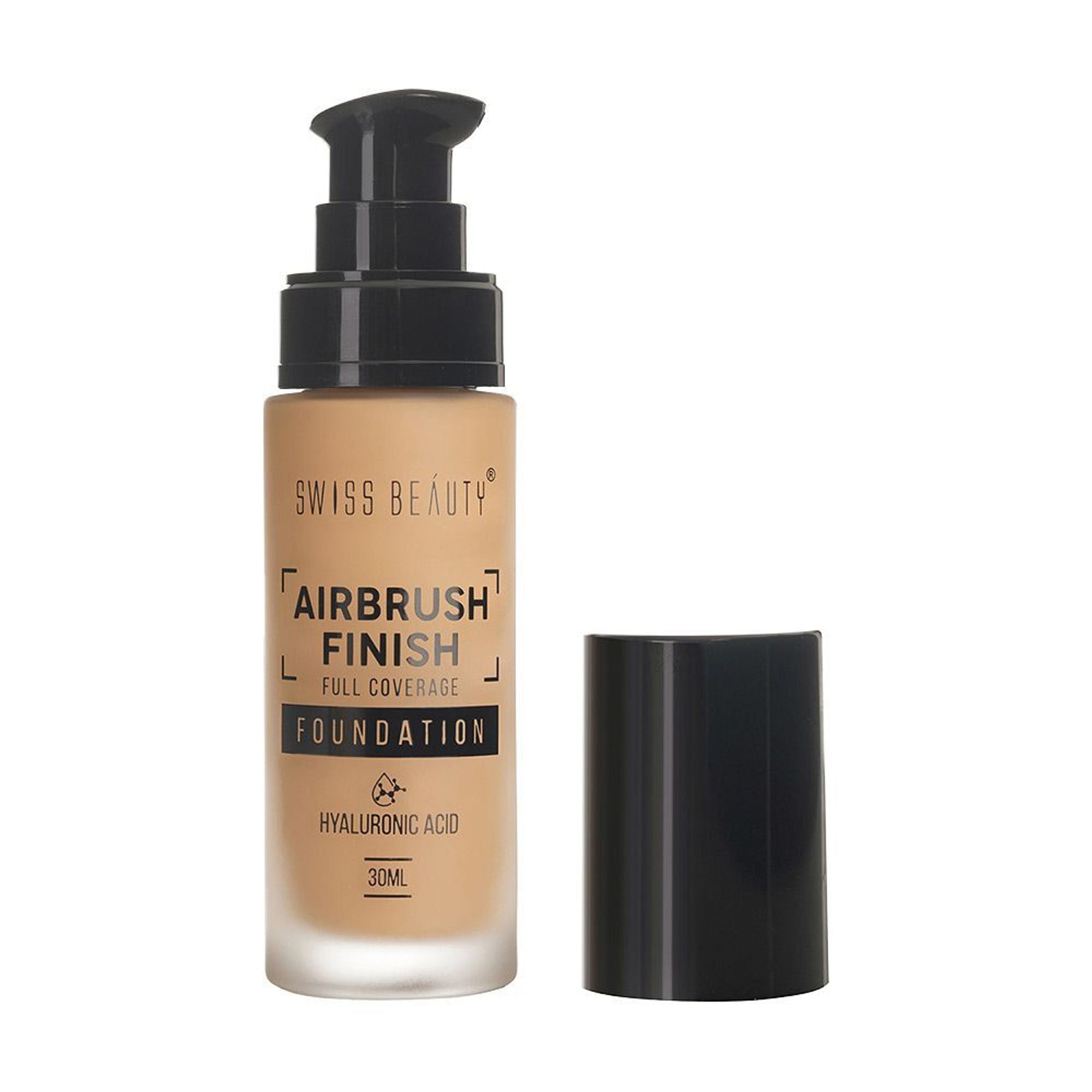 Swiss Beauty Airbrush Finish Full Coverage Foundation - 4 Golden Beige - Distacart