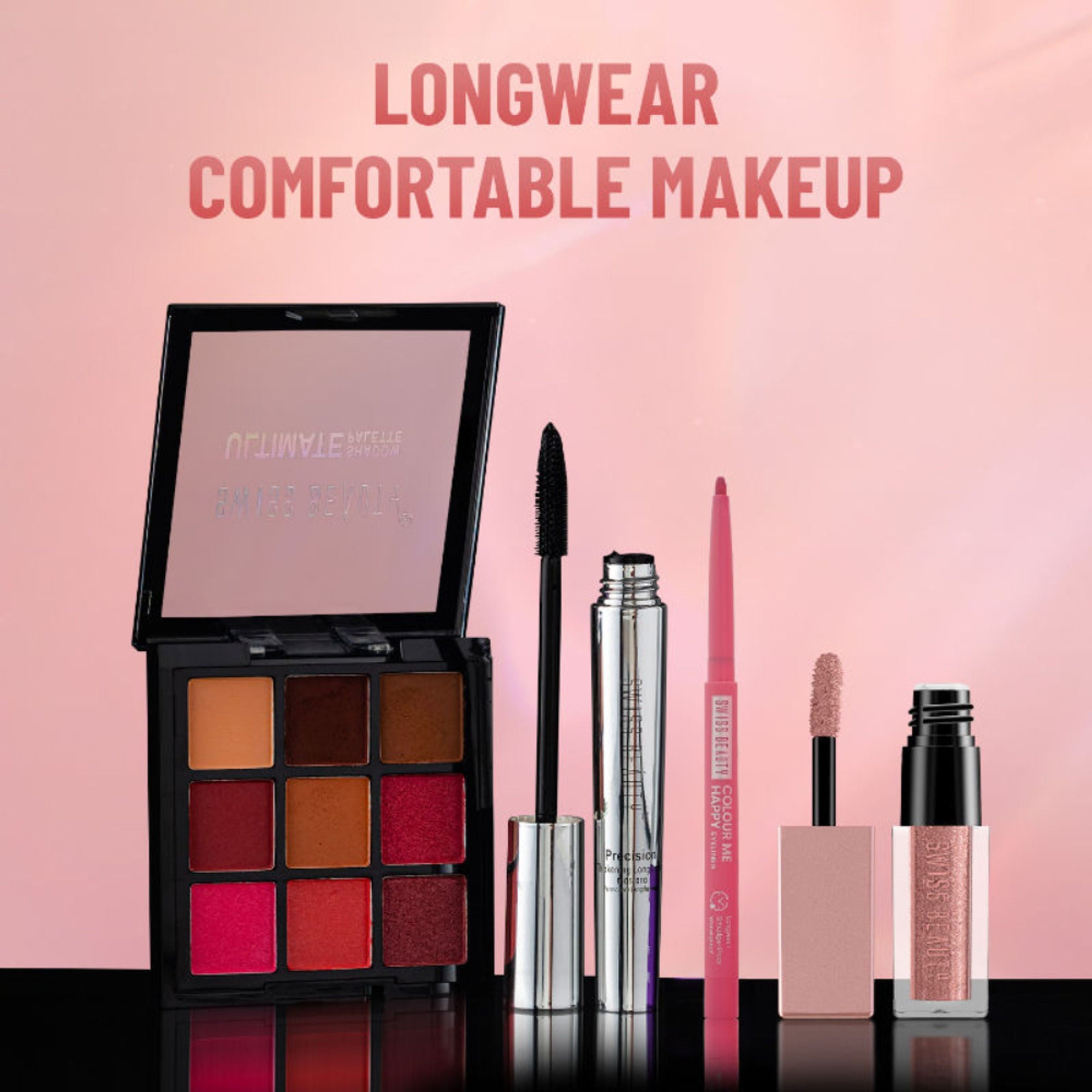 Swiss Beauty Colour Me Happy Eyeliner - Pink Alperose - Distacart
