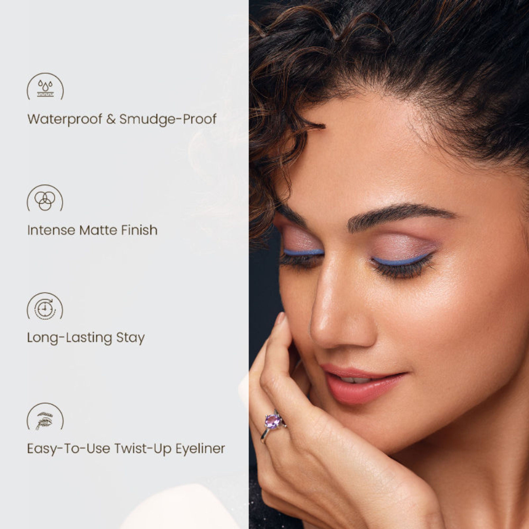 Swiss Beauty Colour Me Happy Eyeliner - Purple Aster - Distacart