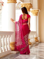 Tikhi Imli Embellished Beads and Stones Net Heavy Work Saree - Distacart