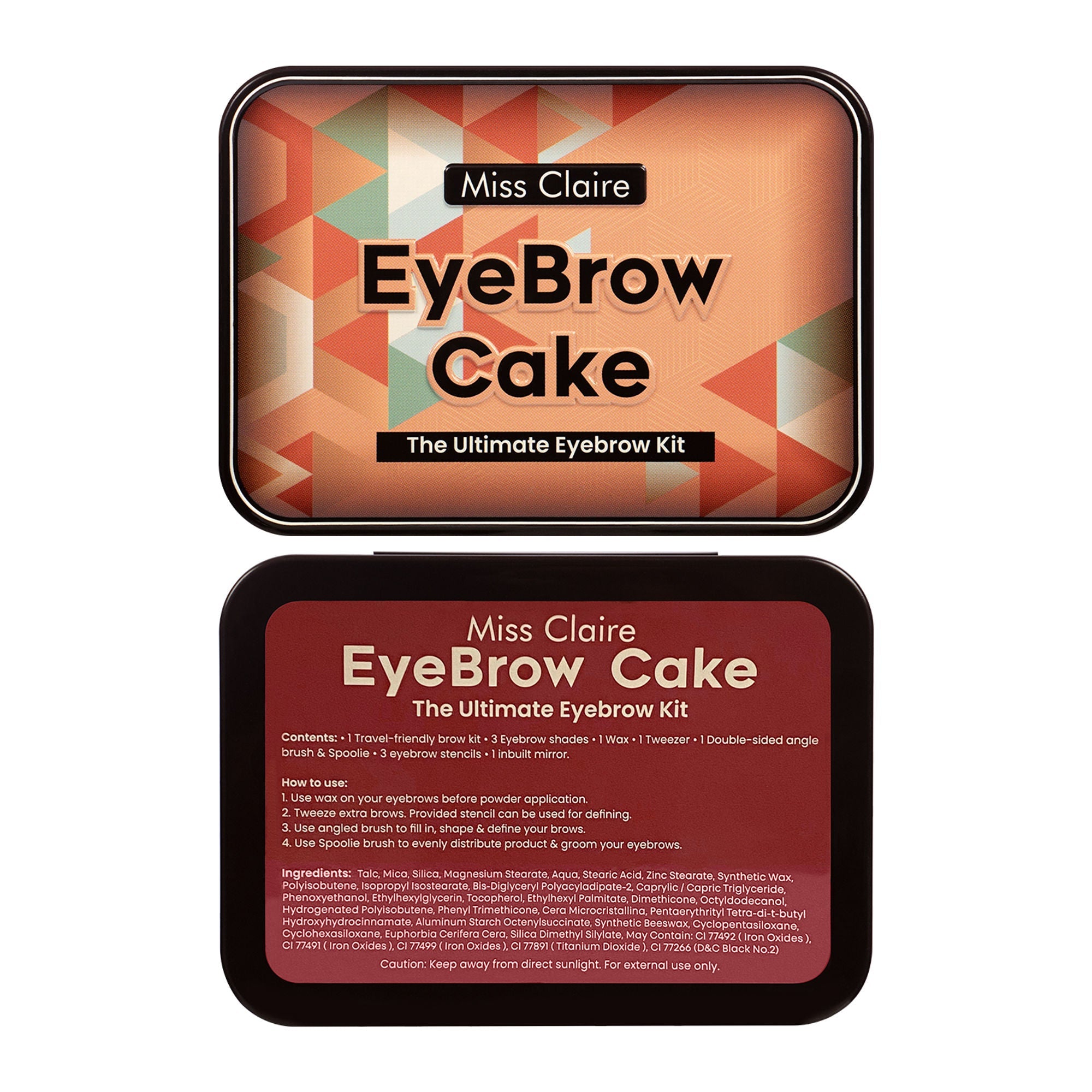 Miss Claire Eyebrow Cake Tin - 01