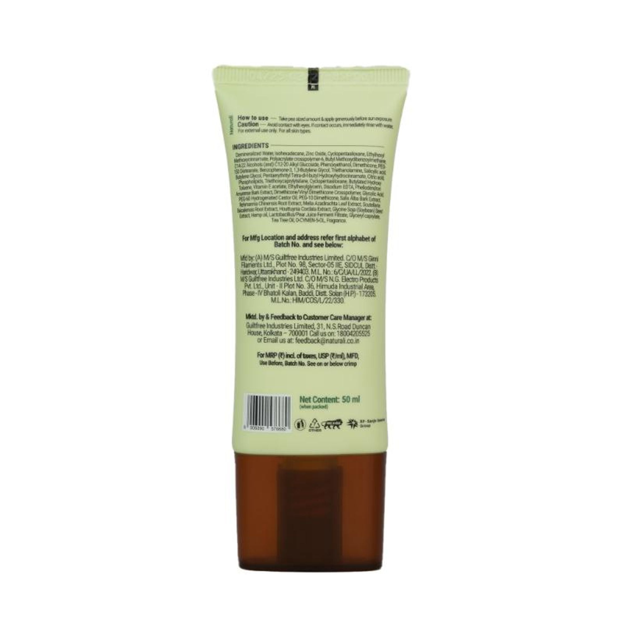 Naturali Acne Control Sunscreen SPF60 With PA+++