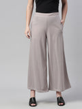 Souchii Women Grey Knitted Palazzos - Distacart