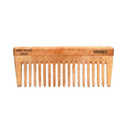 KINDED Handmade Oil Treated Wooden Hair Comb   Neem Wood NW39, Wide Tooth