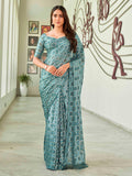 Tikhi Imli Geometric Woven Design Saree - Distacart