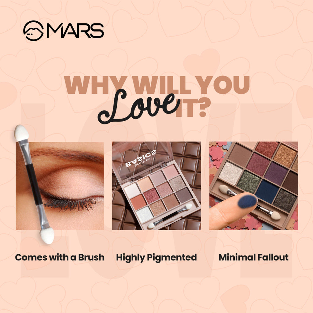 MARS Cosmetics Back To Basics Eyeshadow Palette - 2 - Distacart