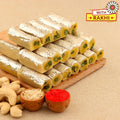 Dainty Kundan Rakhi And Kaju Rolls Box - Distacart