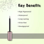 Matt Look Line Express Ultimate Precision Waterproof Smudge Proof Eyeliner - Black