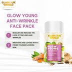 GLAMOUR WORLD AYURVEDIC Glow Young Anti Wrinkle Face Mask