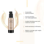 Miss Claire Prestige Liquid Foundation Perfect Coverage - 21 Natural Beige