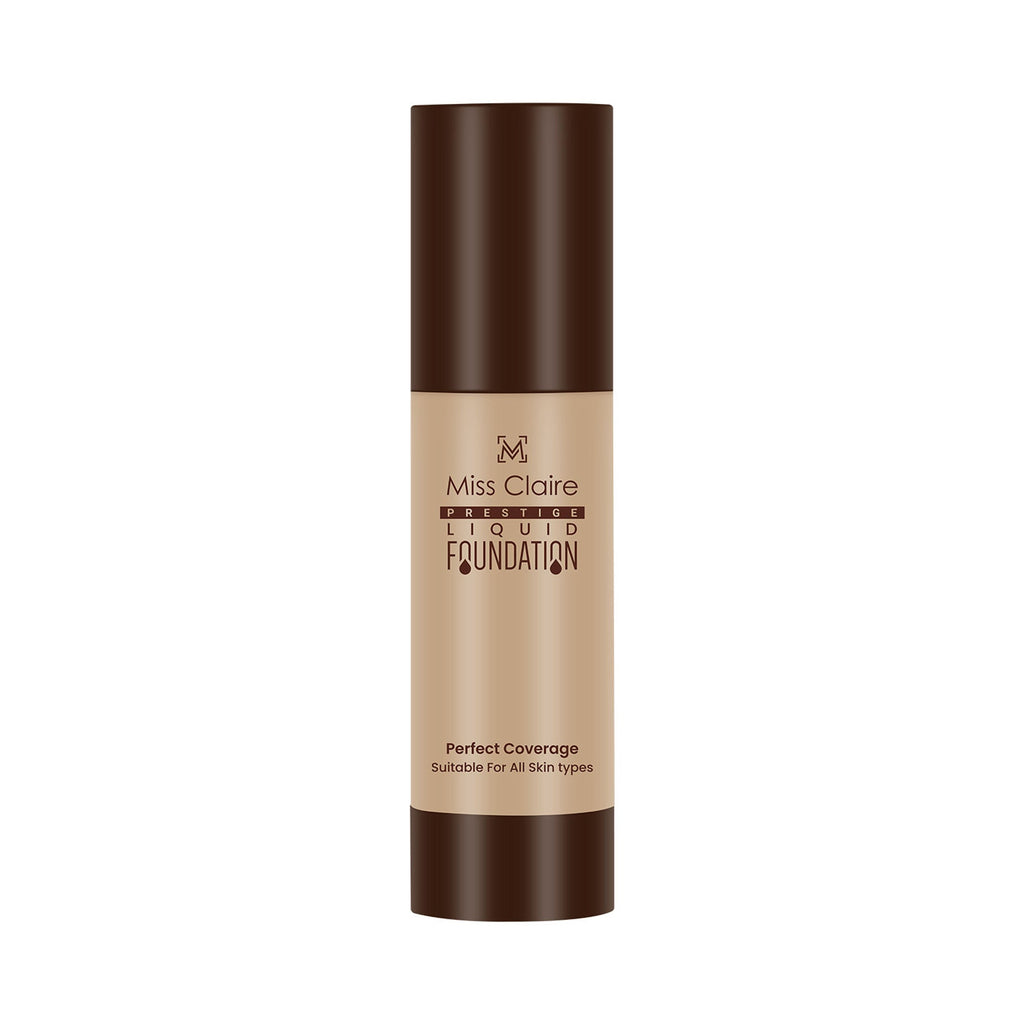 Miss Claire Prestige Liquid Foundation Perfect Coverage - 23 Skin Beige