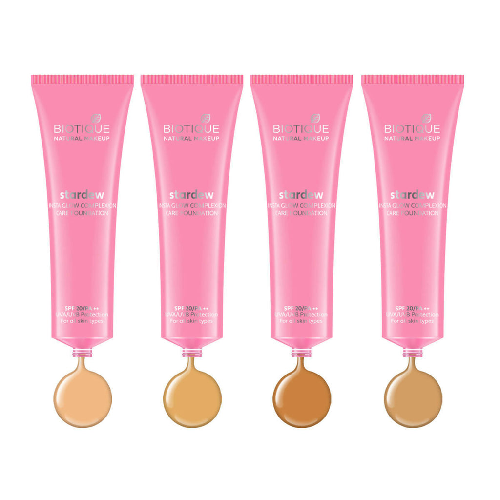 Biotique Stardew Insta Glow Complexion Care Foundation SPF 20 - Caramel