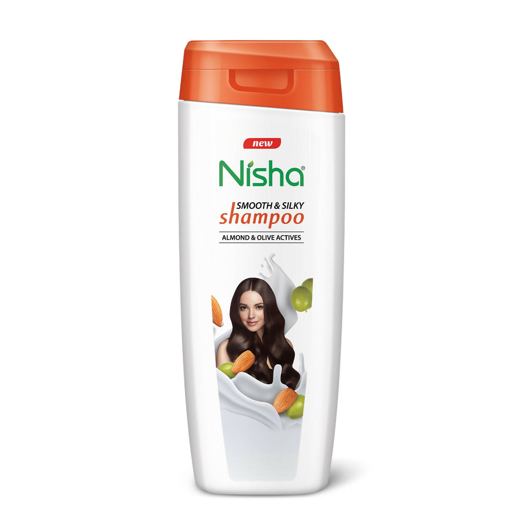 Nisha Almond And Olive Shampoo For Women & Men - Distacart