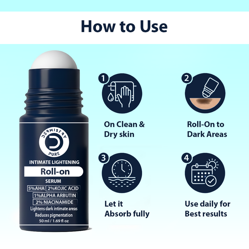 Dermistry Intimate Lightening Brightening Roll On Serum - Distacart