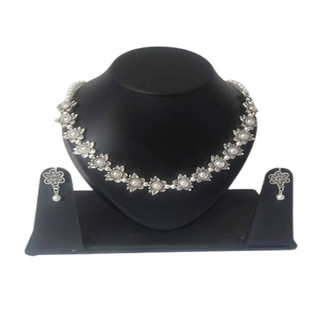 Kundan HandiKrafts Silver Designer Handmade Necklace
