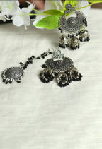 Mominos Fashion Johar Kamal Jhumkas With Maang Tikka Earrings - Distacart