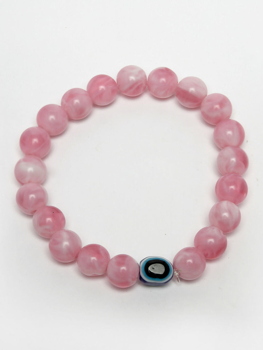 NVR Women & Men Set of 4 Multicolor Evil Eye Elasticated Rakhi With Roli Chawal - Distacart