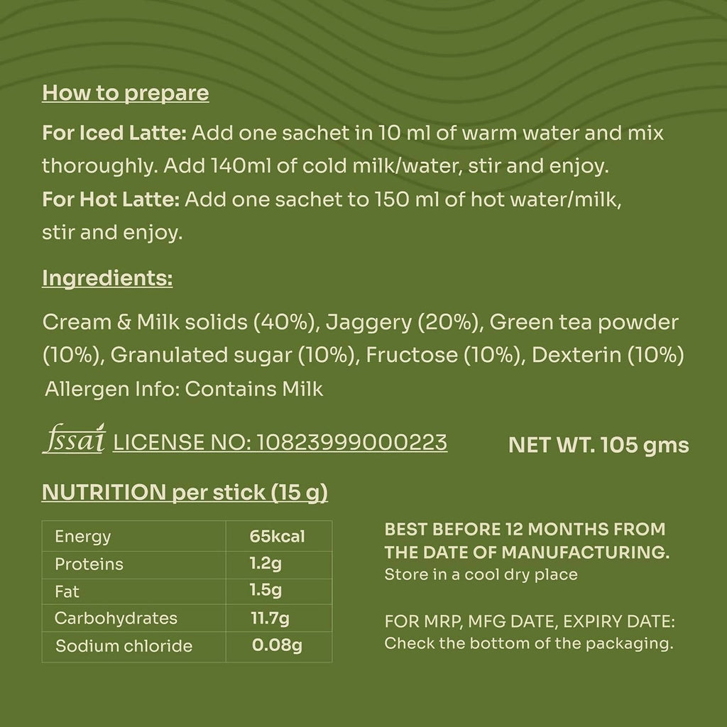 Chiran Instant Matcha Latte Premix Sachets - Distacart