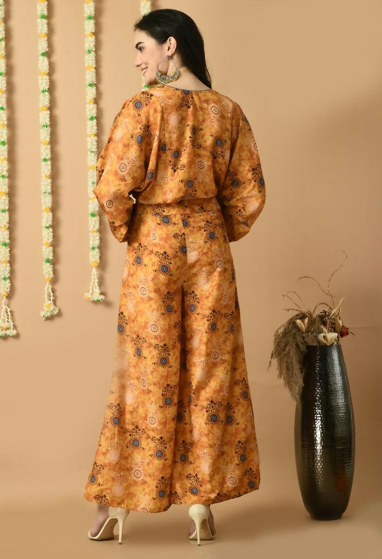 Joban Fashion Mustard Maslin Kurta Set
