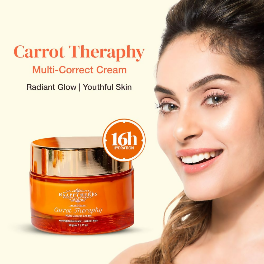 Haappyherbs Carrot Theraphy Multi-Correct Cream - Distacart