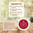 Bella Vita Organic Pomegranate Maroon Tinty Blush 3 in 1