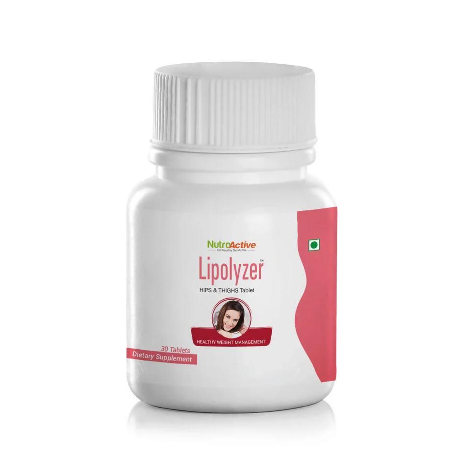 NutroActive Lipolyzer Hips & Thighs Weight Management Tablets - Distacart