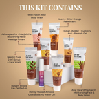 Just Herbs Self Care Face & Body Skincare Essentials Kit Combo