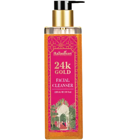 Rajasthan Herbals 24K Gold Facial Cleanser for Youthful Skin