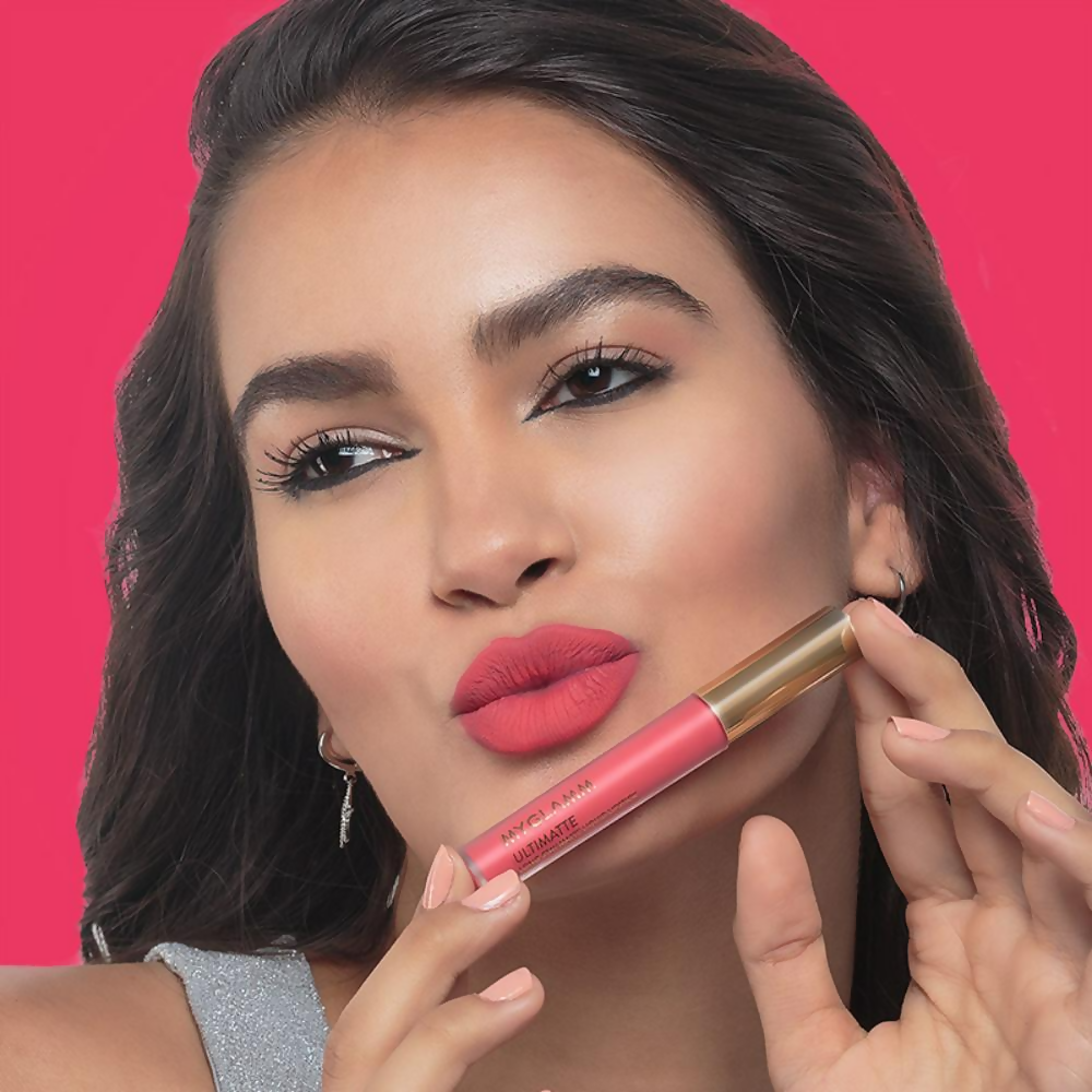 MyGlamm Ultimatte Long Stay Matte Liquid Lipstick - Pink Doll