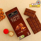 Ethnic Zardosi Rakhi & Almond Treat Chocolate - Distacart