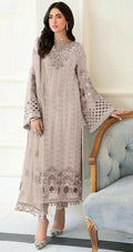 Anaita Baige Fox Georgette Stitched Suit with Embroidery Sequence Work & Khatli Work - Distacart