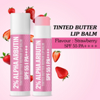 Bake 2% Alpha Arbutin Tinted Butter Brightening Lip Balm SPF 55 PA++++ - Distacart