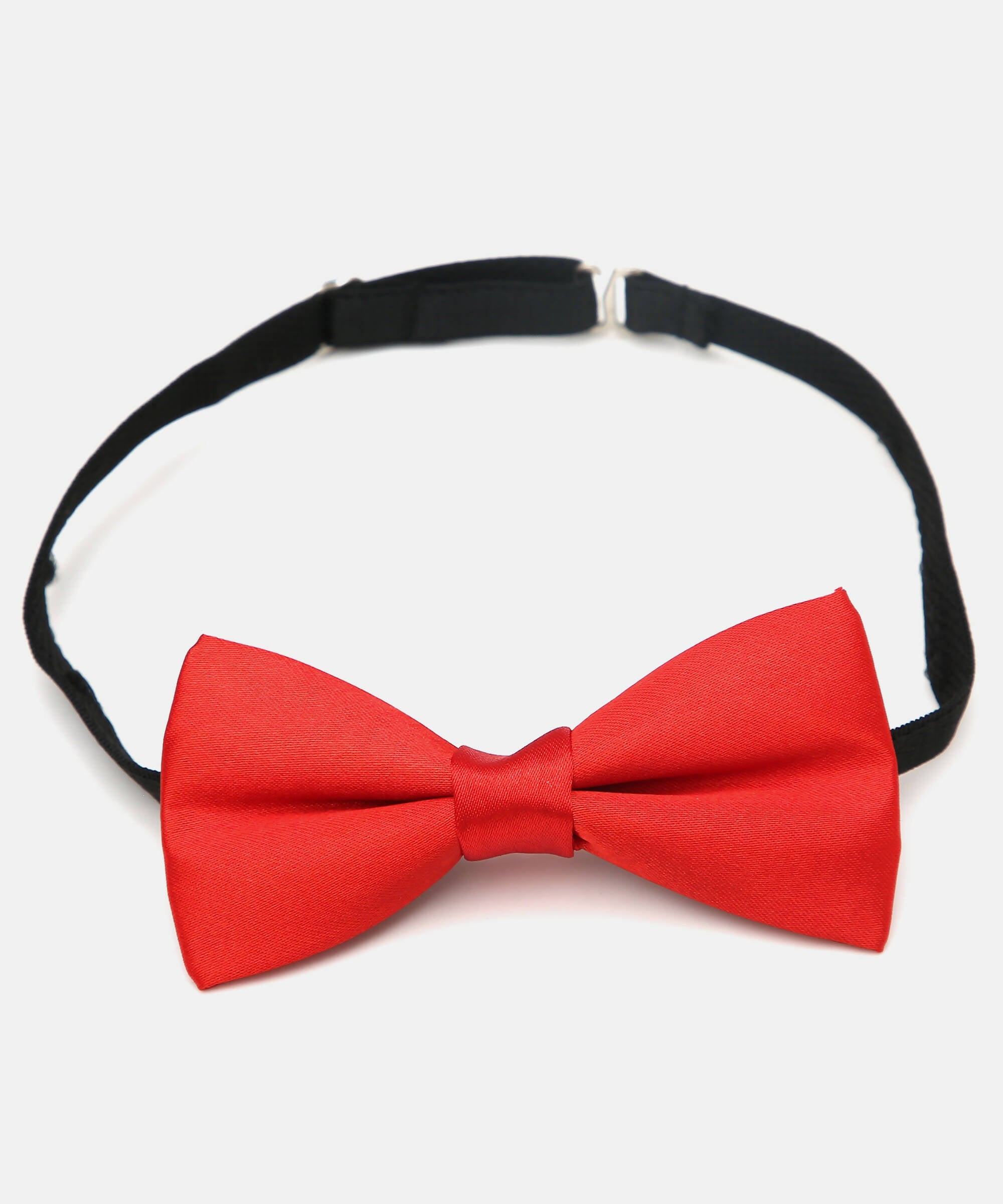 Manet Boys Solid Single Layer Bow - Red