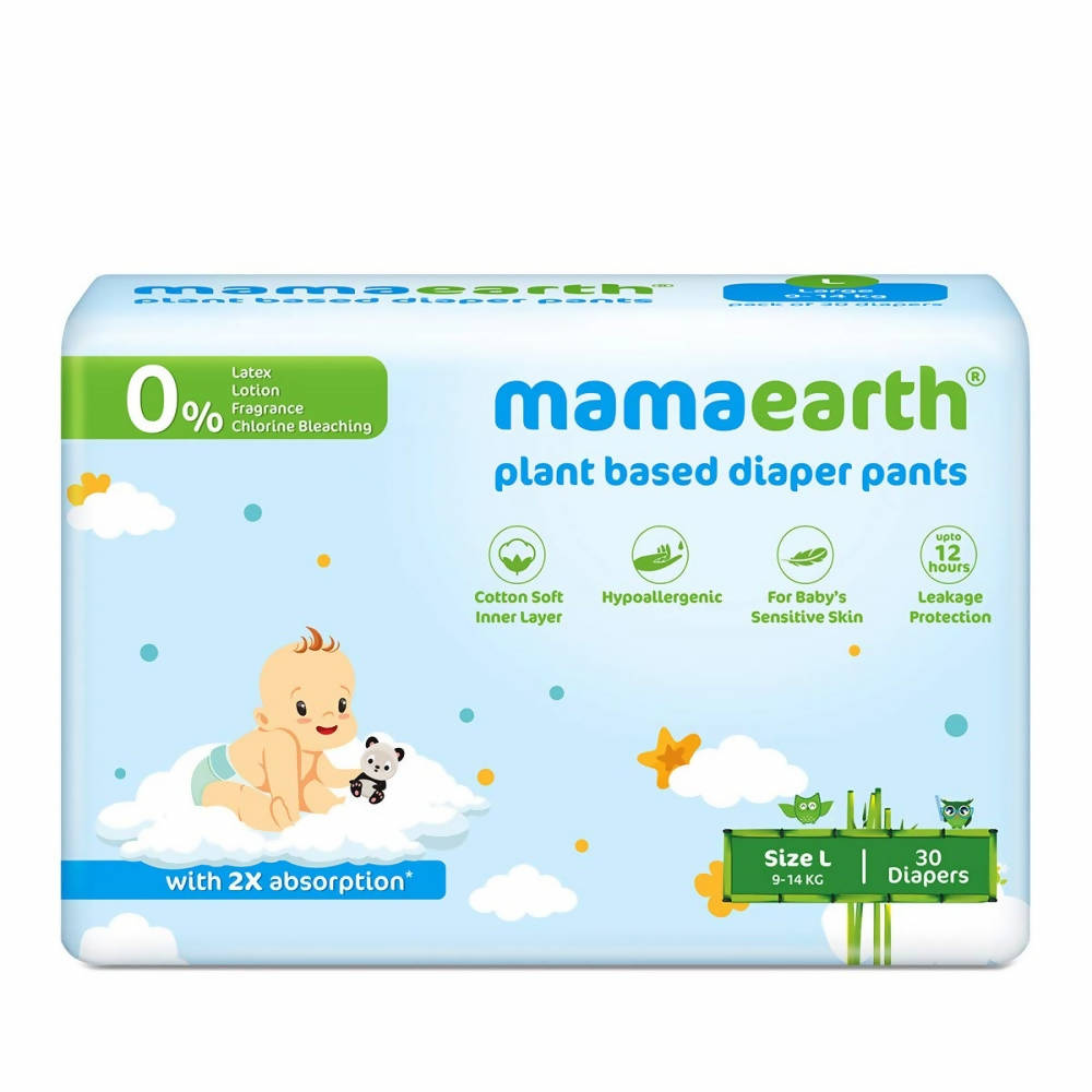Mamaearth Plant-Based Diaper Pants for Babies 30 Diapers
