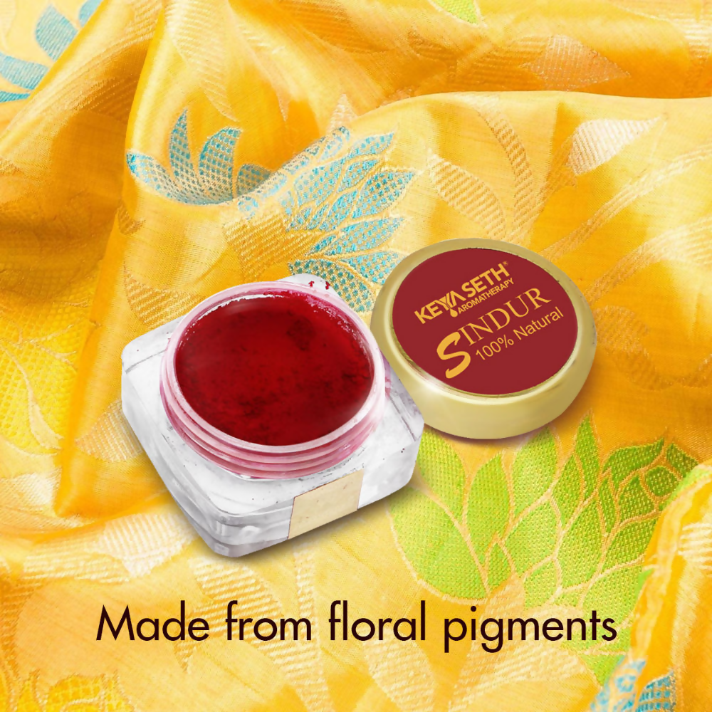 Keya Seth Aromatherapy 100% Natural Maroon Sindoor Powder - Distacart